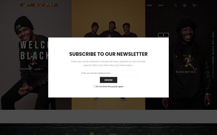 Screenshot of blackboyheal.store