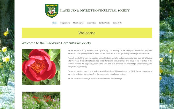 Képernyőkép: blackburnhorticulturalsociety.co.uk