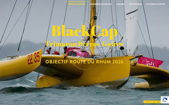 Screenshot of blackcap-racing.fr