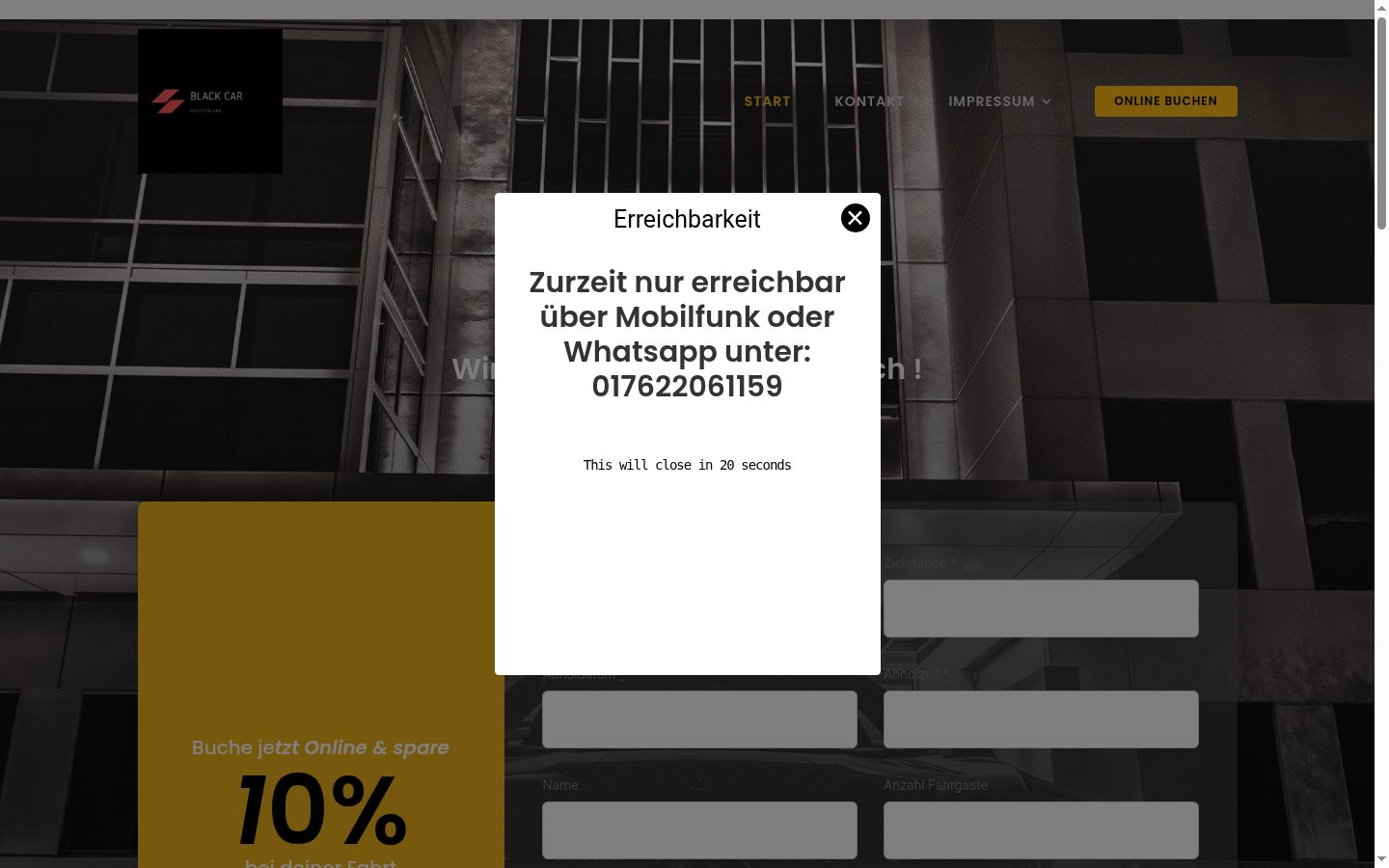 Capture d'écran de la bannière de consentement affichée avant toute interaction