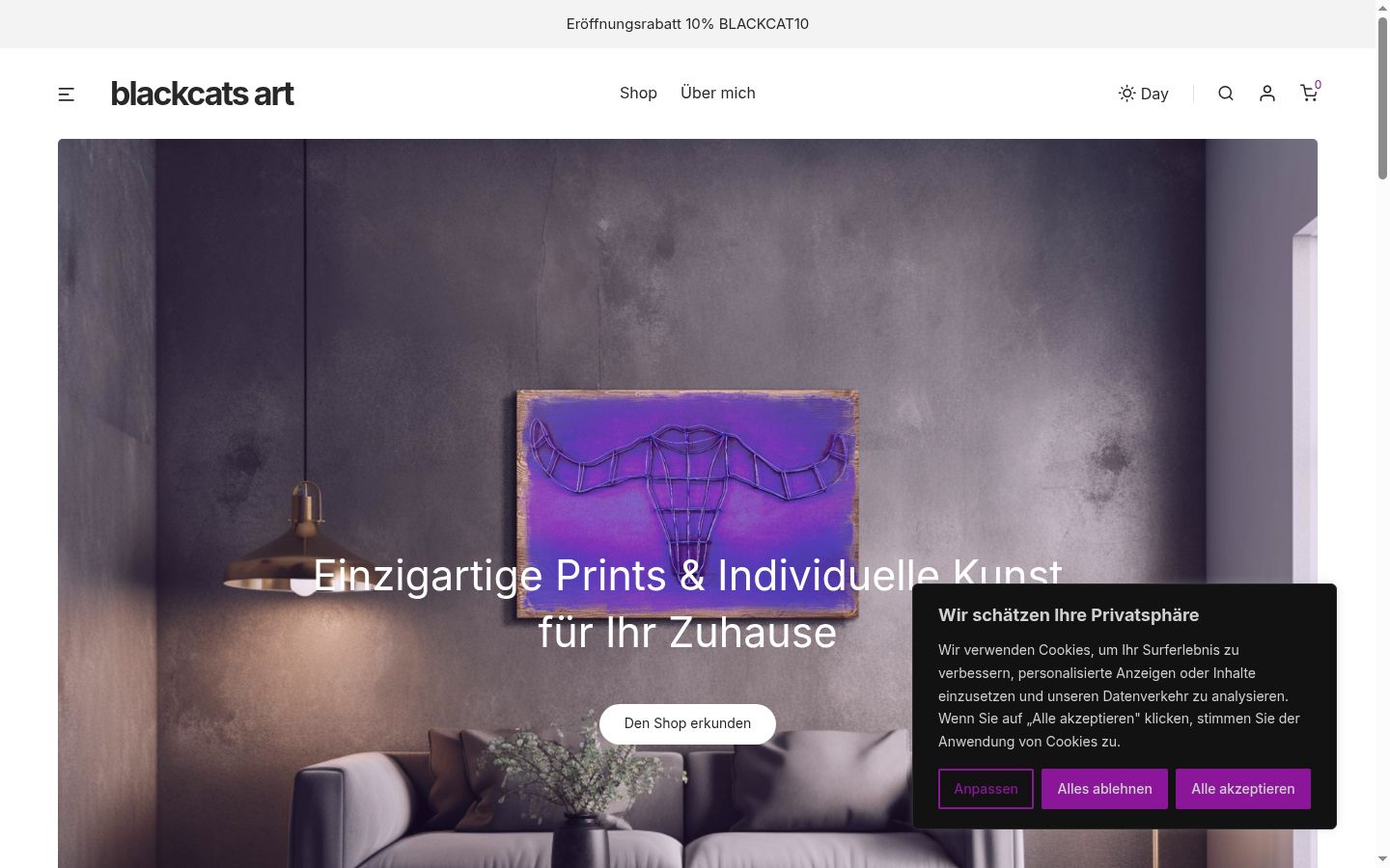 Screenshot tal-banner tal-kunsens muri qabel kwalunkwe interazzjoni