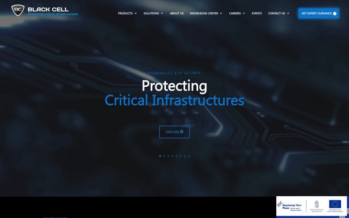 Screenshot of blackcell.hu