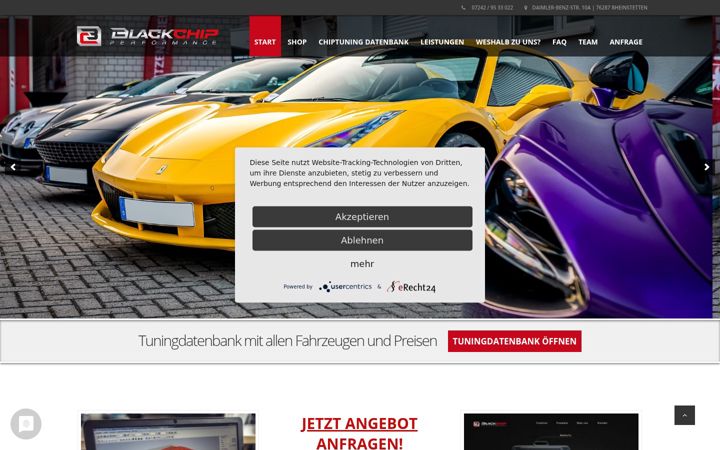 Screenshot of blackchip.de