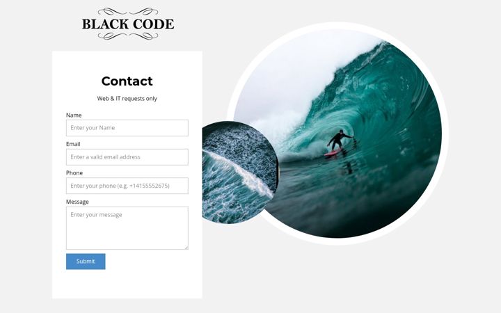 Screenshot of blackcode.ro