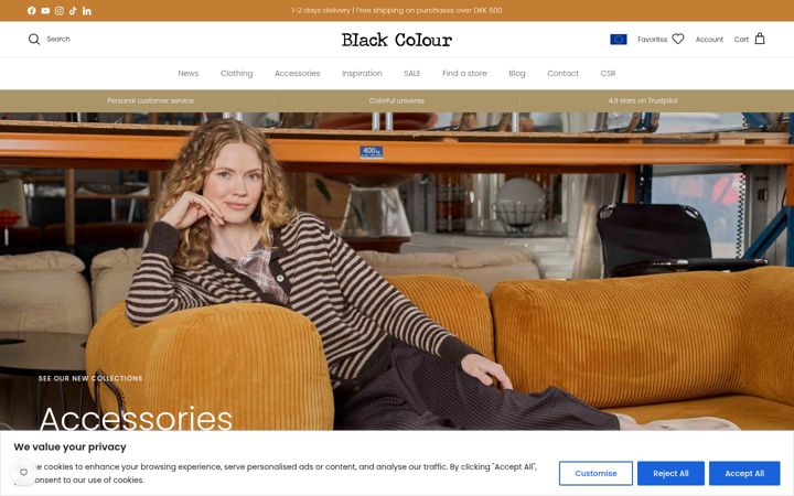 Екранна снимка на blackcolour.com