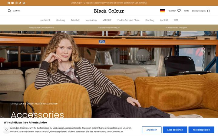 Екранна снимка на blackcolour.de