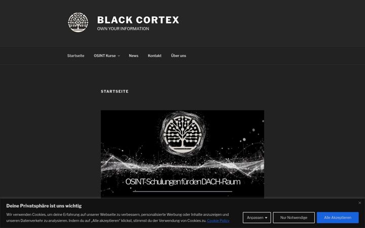 Screenshot of blackcortex.academy