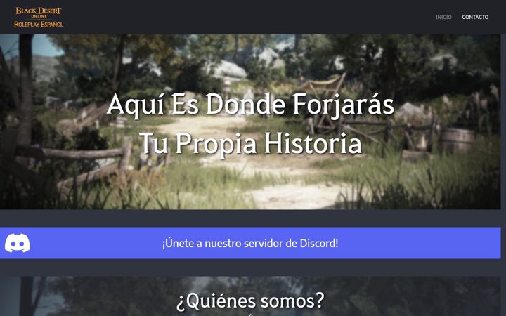 Screenshot of blackdesertroleplay.es
