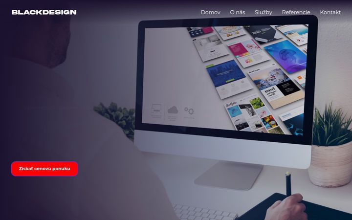 Screenshot of blackdesign.sk