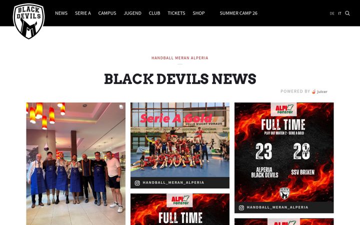 Screenshot van blackdevils.team