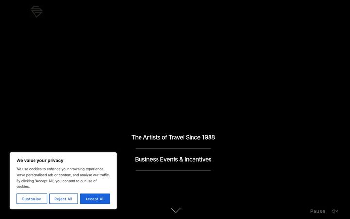 Screenshot of blackdiamondjourneys.com