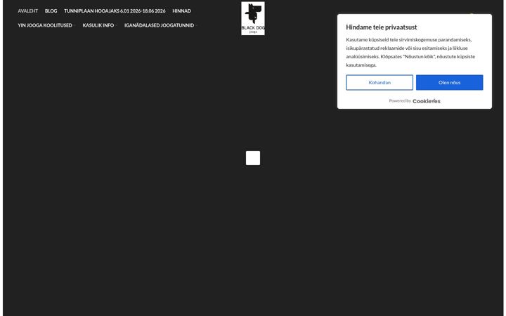 Screenshot of blackdog.ee