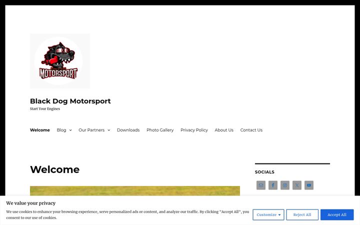 Екранна снимка на blackdogmotorsport.com.au