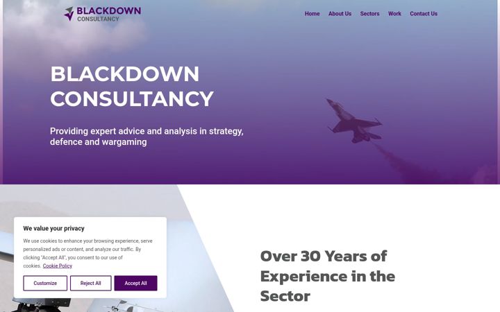 Screenshot of blackdownconsultancy.co.uk
