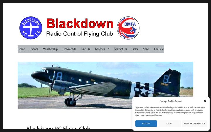Screenshot of blackdownrcfc.co.uk