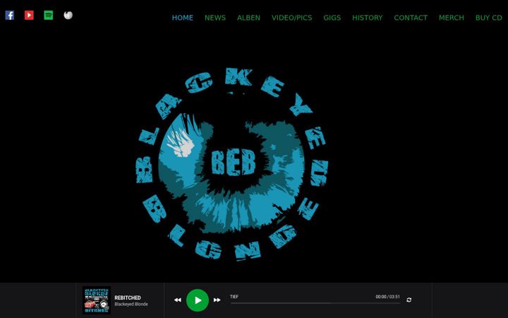 Screenshot of blackeyedblonde.de