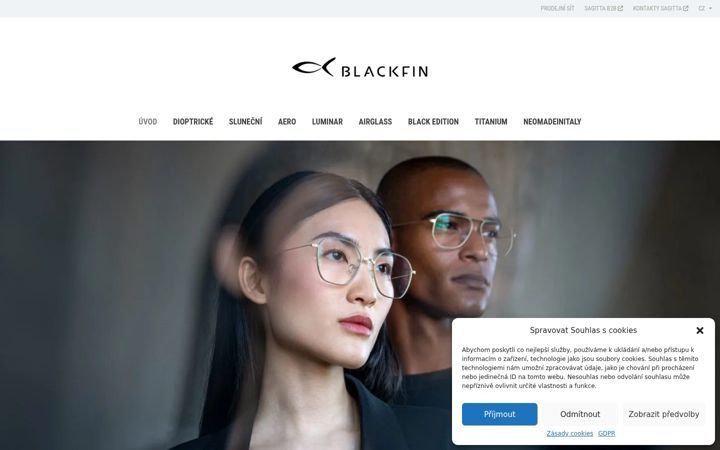 Screenshot of blackfin.cz