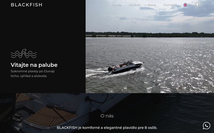 Screenshot of blackfish.sk
