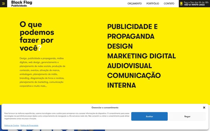 Screenshot di blackflag.com.br