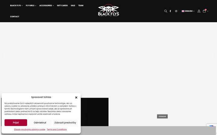 Screenshot di blackflys.eu