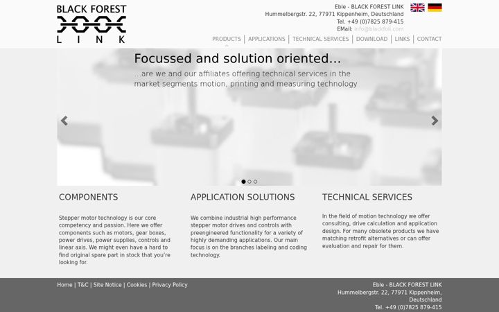 Screenshot of blackfoli.com