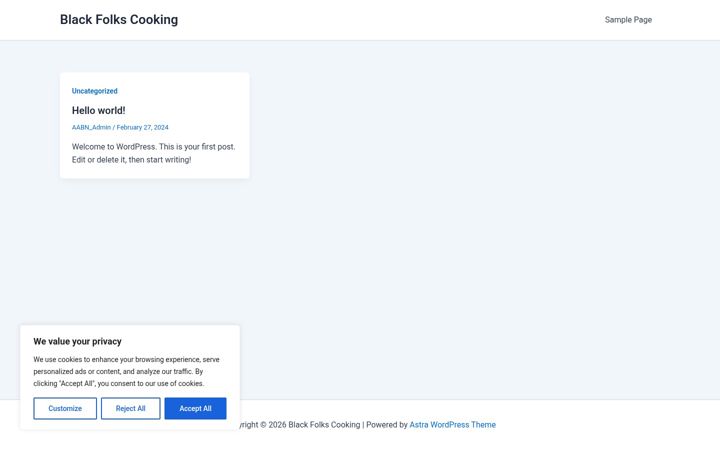Screenshot di blackfolkscooking.com