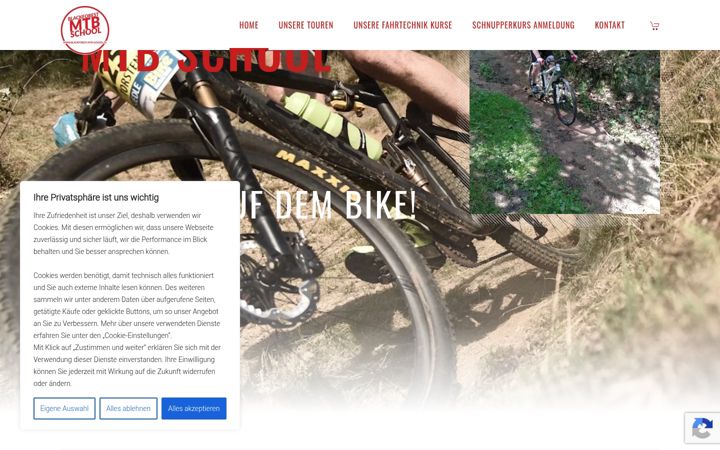 Screenshot of blackforest-mtb-school.de