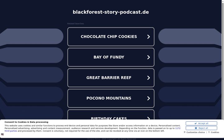 Screenshot of blackforest-story-podcast.de