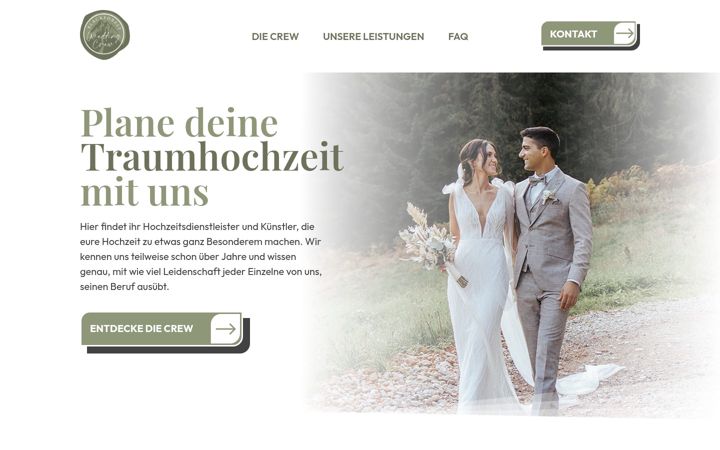 Screenshot of blackforest-wedding-crew.com