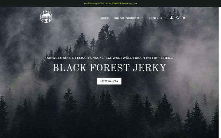 Screenshot of blackforestsnacks.com
