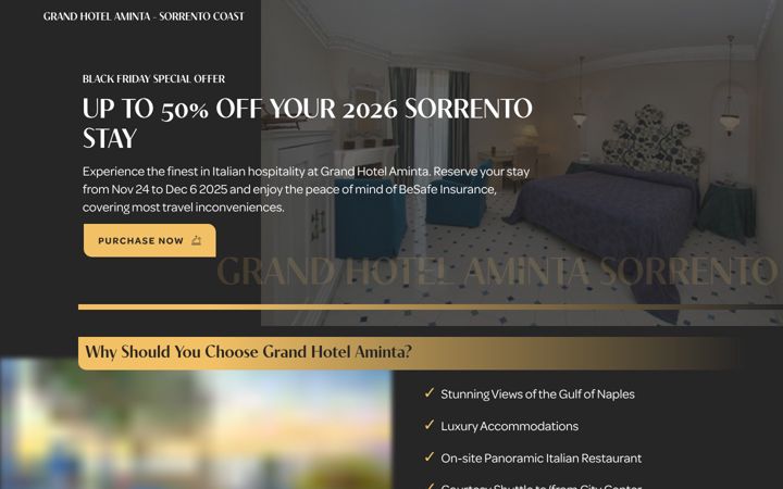 Screenshot of blackfridaysorrento.it