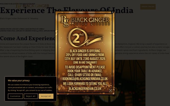 Képernyőkép: blackgingerindian.co.uk