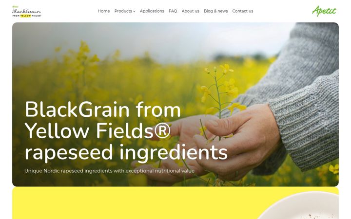 Skjermbilde av blackgrain.com
