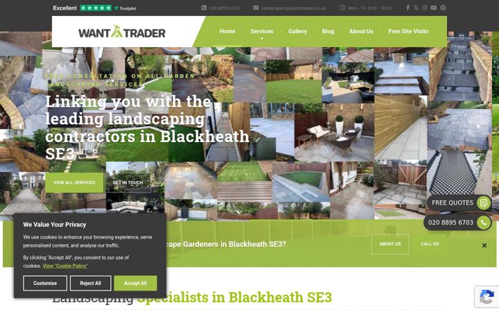 Screenshot of blackheathpaving.co.uk