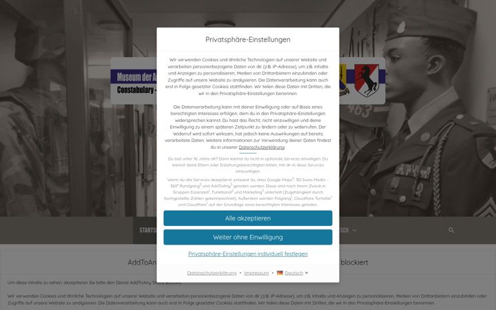 Screenshot di blackhorse-museum.de