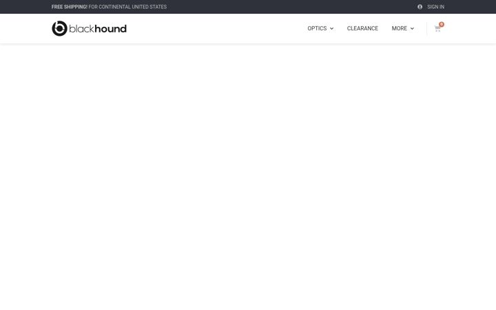 Screenshot of blackhoundoptics.com