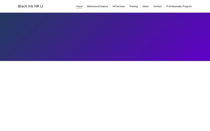 Screenshot of blackinkhr.co.uk