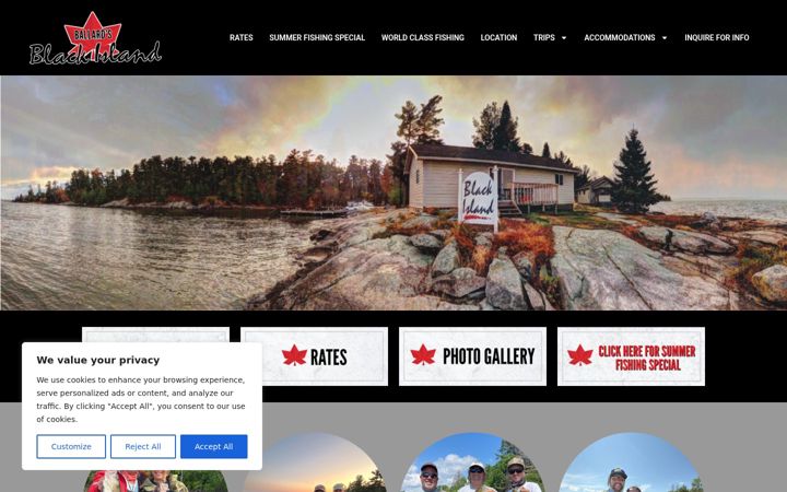 Screenshot of blackisland.com