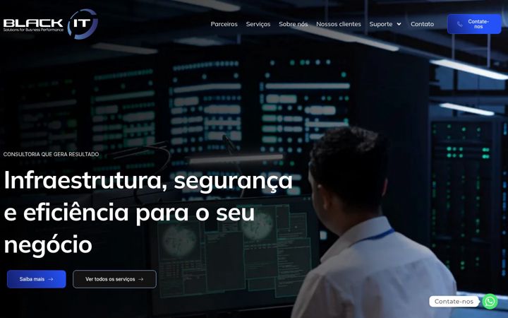 Screenshot of blackit.com.br