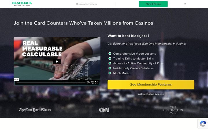 Screenshot of blackjackapprenticeship.com
