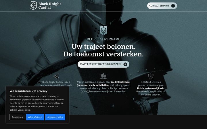 Screenshot of blackknight.capital