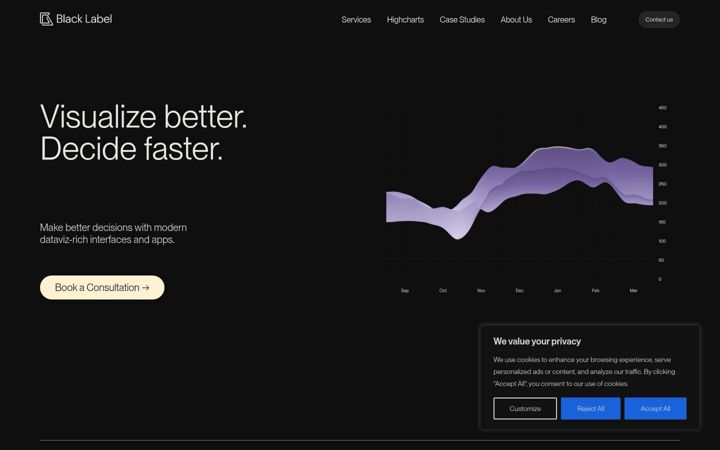 Screenshot ta' blacklabel.net