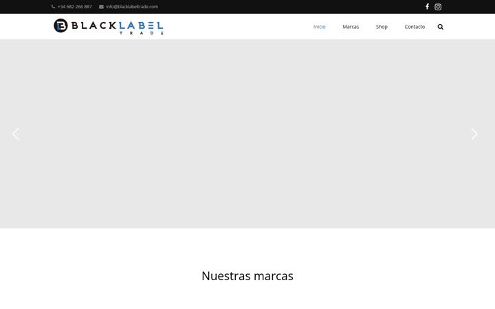Screenshot of blacklabeltrade.com