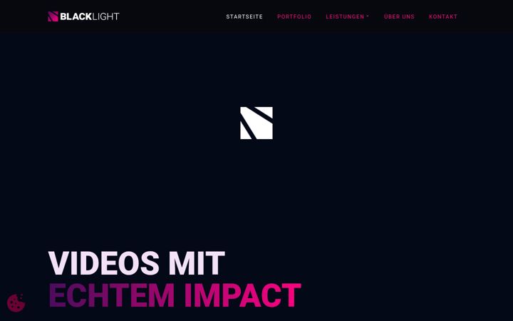 Screenshot of blacklight-film.de