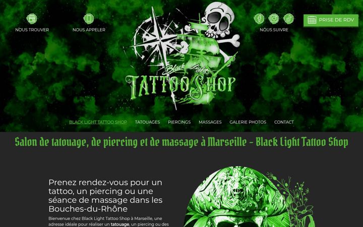 Screenshot ta' blacklighttattoo.fr