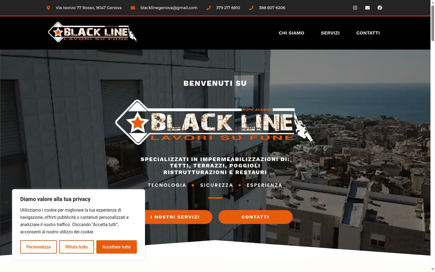Captura de ecrã do banner de consentimento apresentado antes de qualquer interação