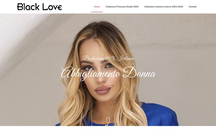 Screenshot of blacklove.it