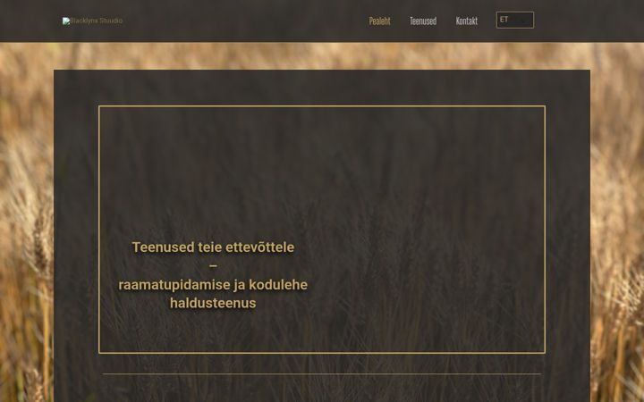 Screenshot of blacklynx.ee