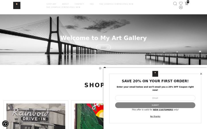 Skärmbild av blackmarketartcompany.org