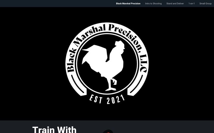 Screenshot of blackmarshalprecisionllc.org